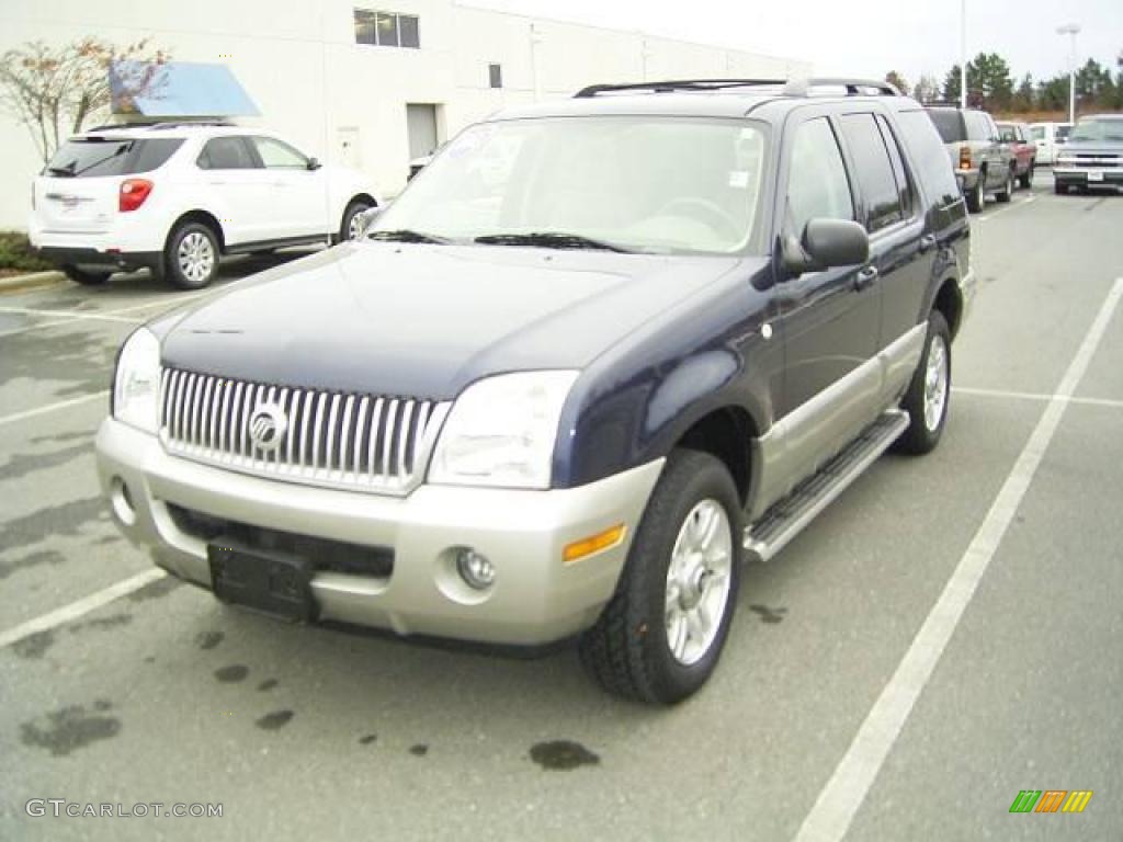 2003 Mountaineer Convenience AWD - True Blue Metallic / Medium Dark Parchment photo #1