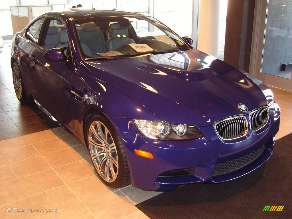 2008 M3 Coupe - Interlagos Blue Metallic / Silver Novillo Leather photo #1