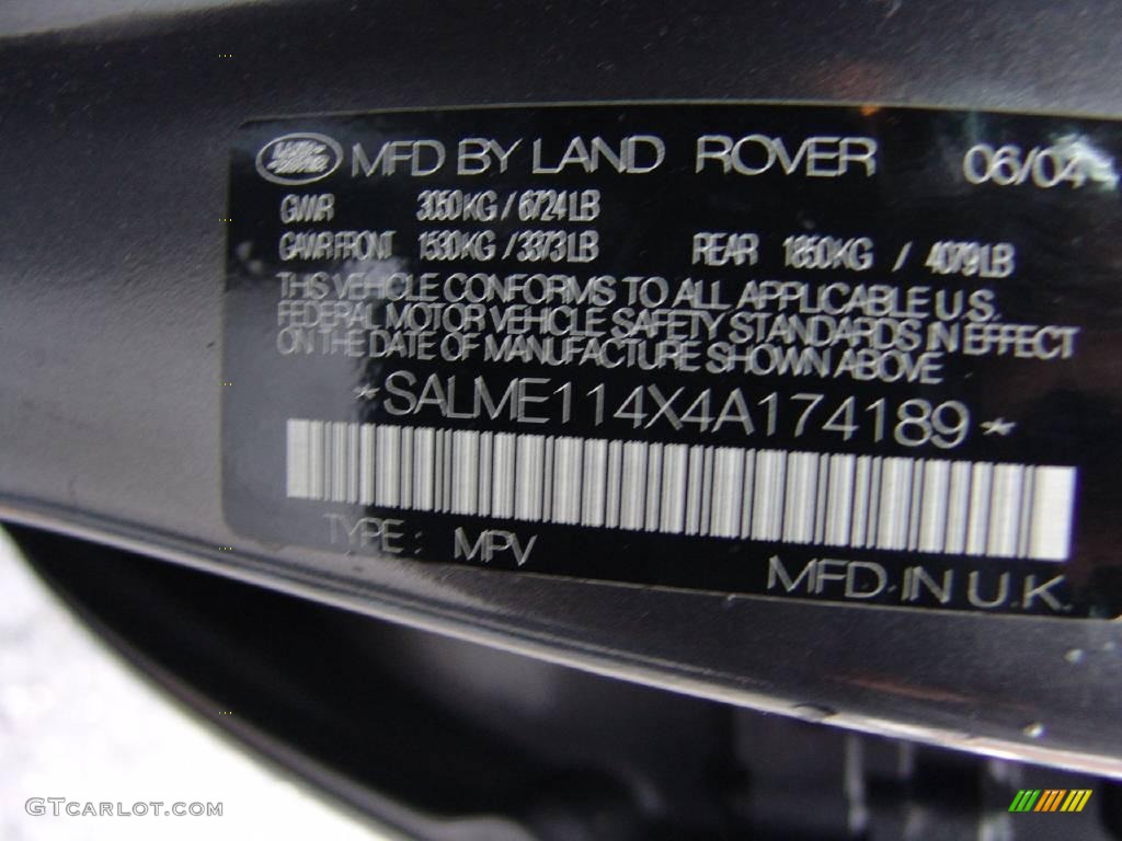 2004 Range Rover HSE - Adriatic Blue Metallic / Charcoal/Jet Black photo #36