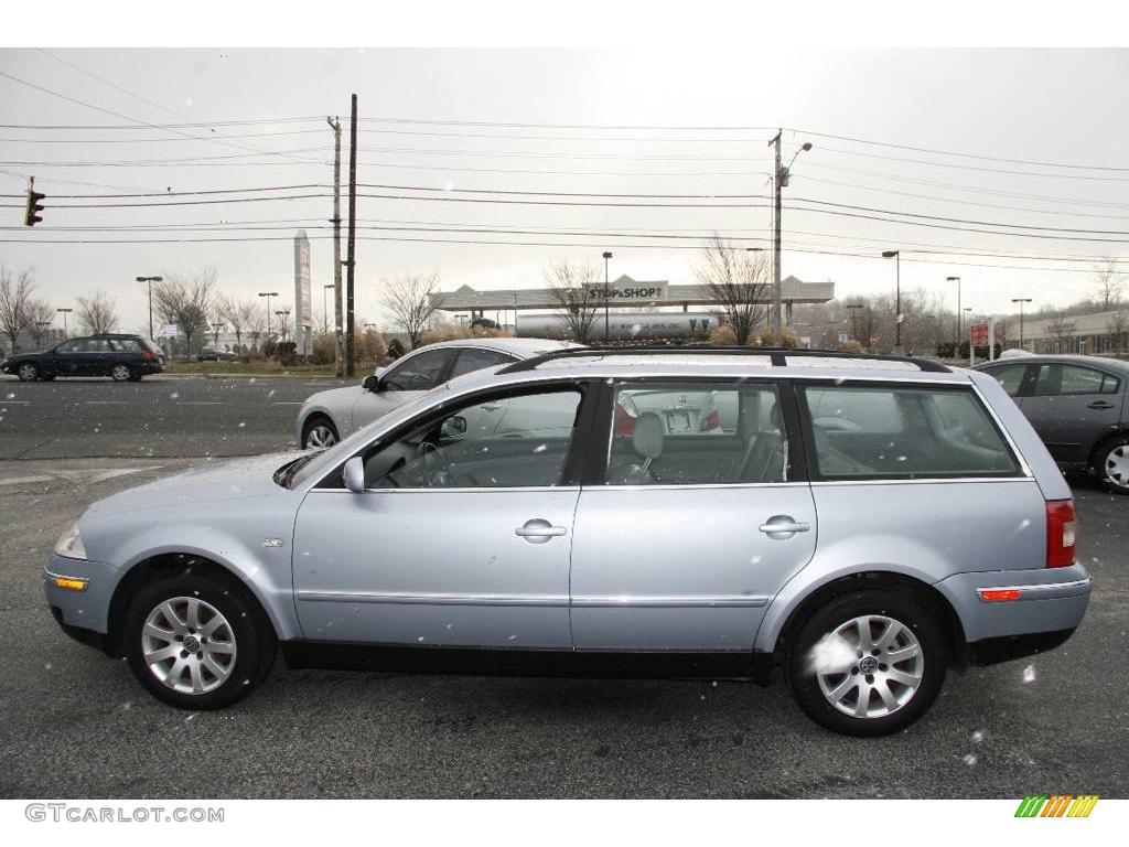 2003 Passat GLS V6 Wagon - Reflex Silver Metallic / Grey photo #7