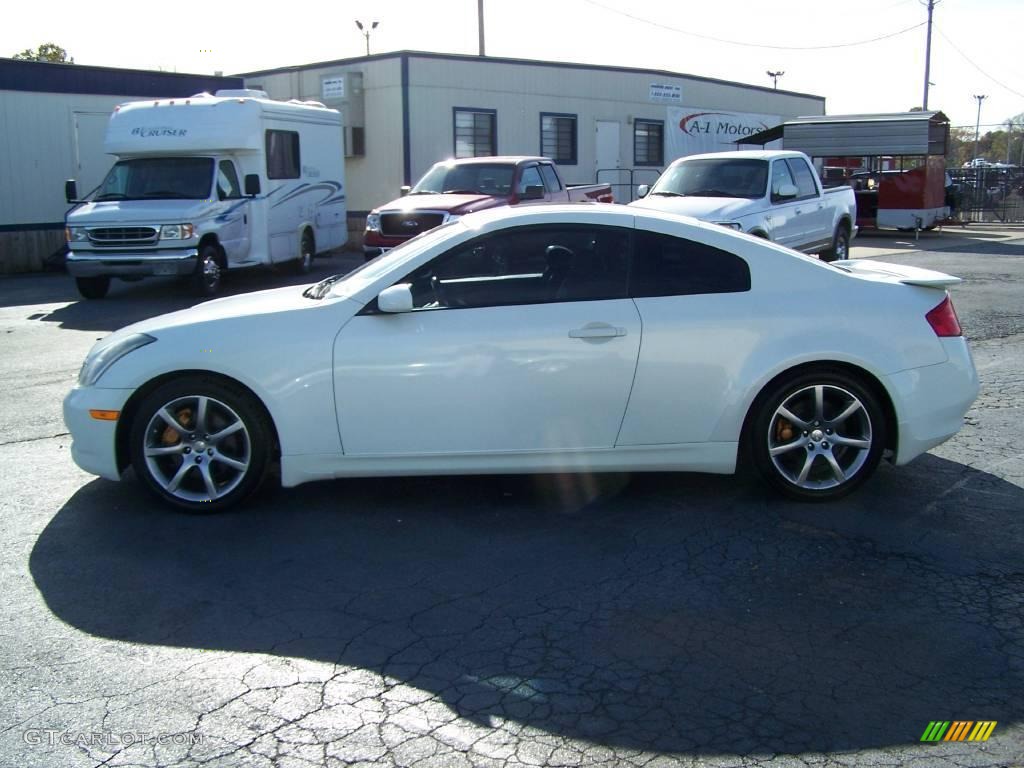 2004 G 35 Coupe - Ivory White Pearl / Graphite photo #1