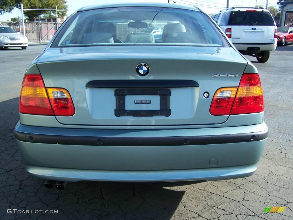 2003 3 Series 325i Sedan - Grey Green Metallic / Grey photo #4