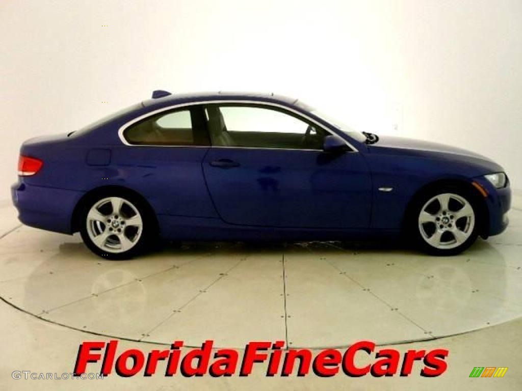 2007 3 Series 328i Coupe - Montego Blue Metallic / Grey photo #4