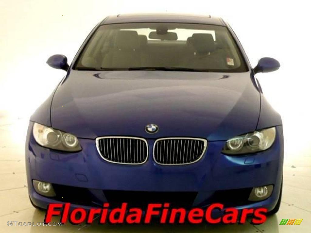 2007 3 Series 328i Coupe - Montego Blue Metallic / Grey photo #5