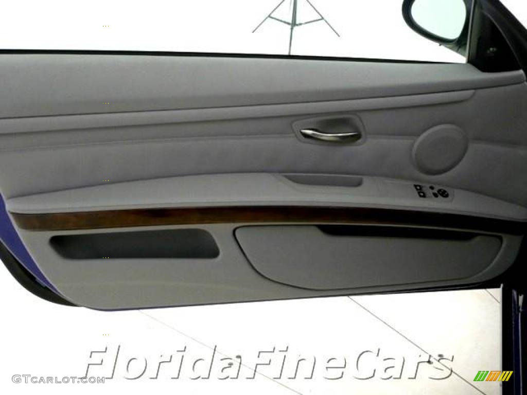 2007 3 Series 328i Coupe - Montego Blue Metallic / Grey photo #11