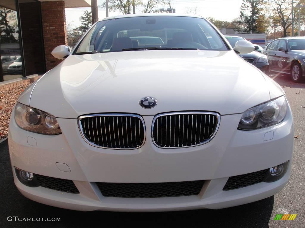 2007 3 Series 335i Coupe - Alpine White / Saddle Brown/Black photo #2