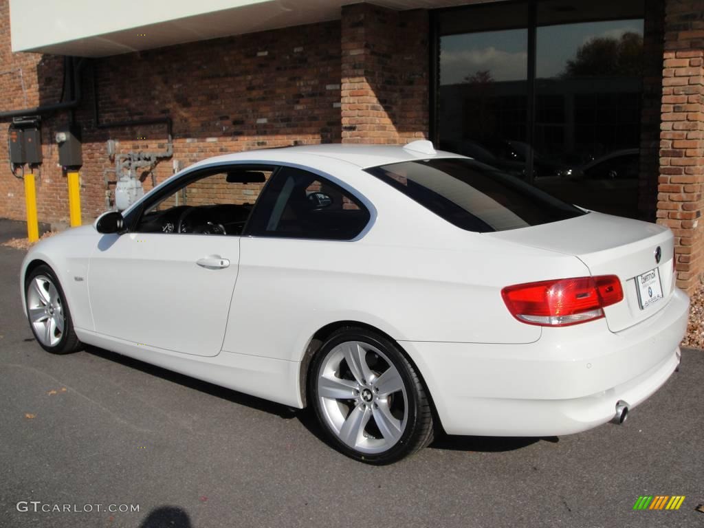 2007 3 Series 335i Coupe - Alpine White / Saddle Brown/Black photo #4