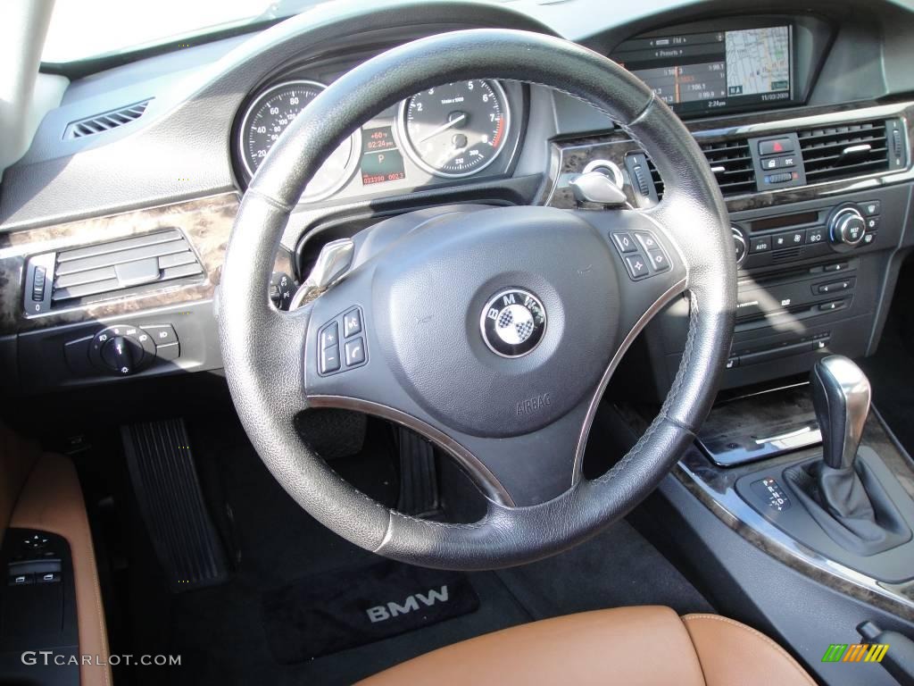 2007 3 Series 335i Coupe - Alpine White / Saddle Brown/Black photo #11