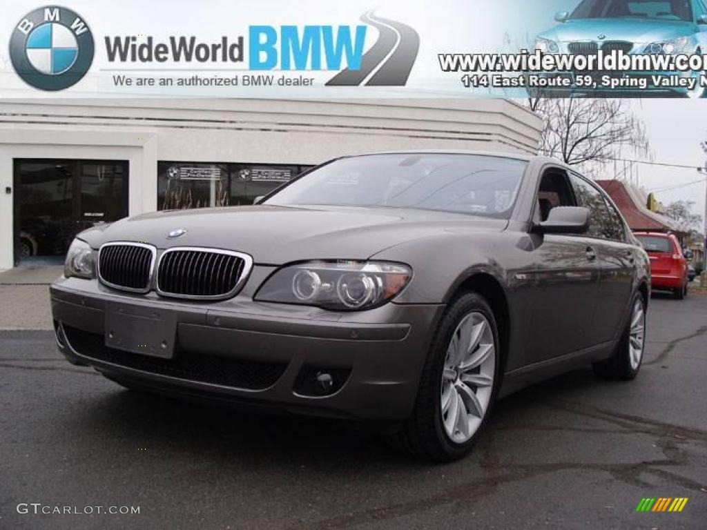 2007 7 Series 750Li Sedan - Titanium Grey Metallic / Black photo #1