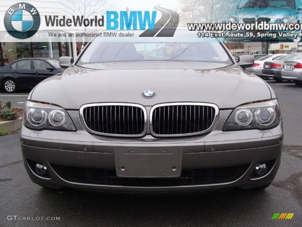 2007 7 Series 750Li Sedan - Titanium Grey Metallic / Black photo #2