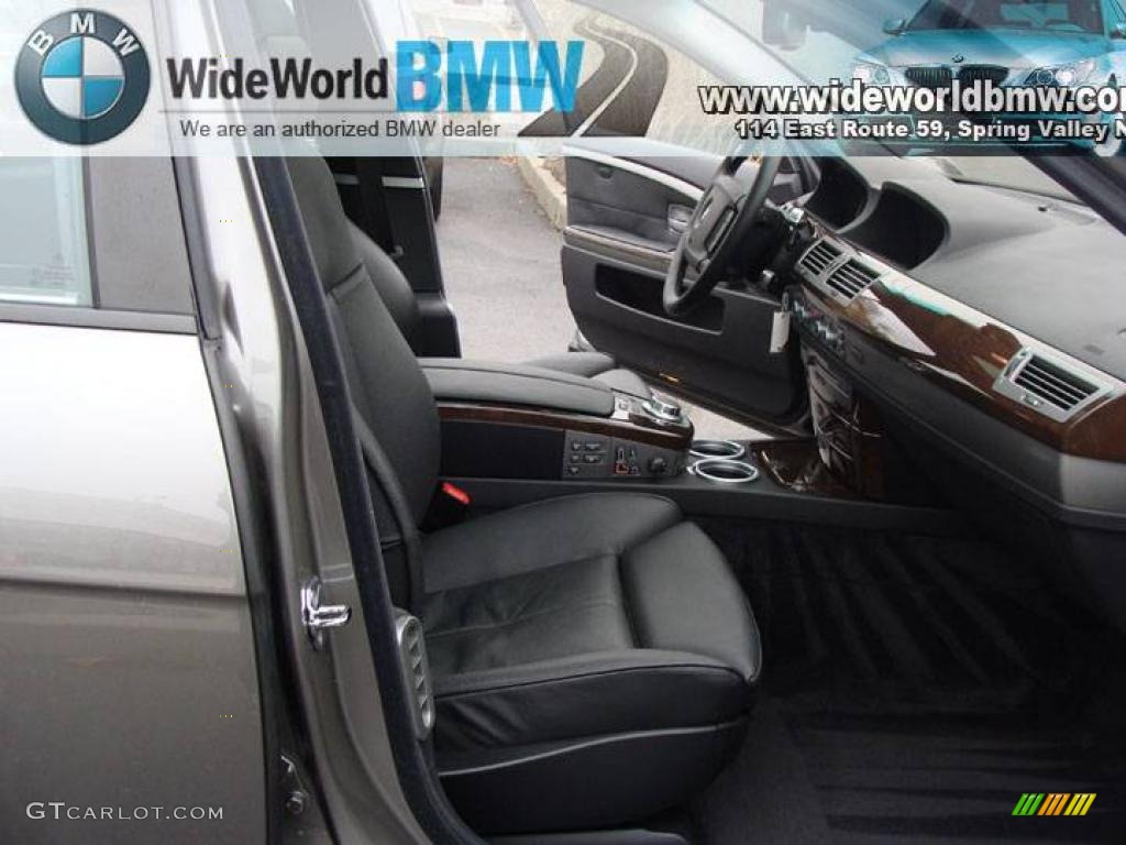 2007 7 Series 750Li Sedan - Titanium Grey Metallic / Black photo #8