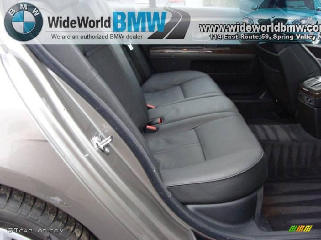 2007 7 Series 750Li Sedan - Titanium Grey Metallic / Black photo #9
