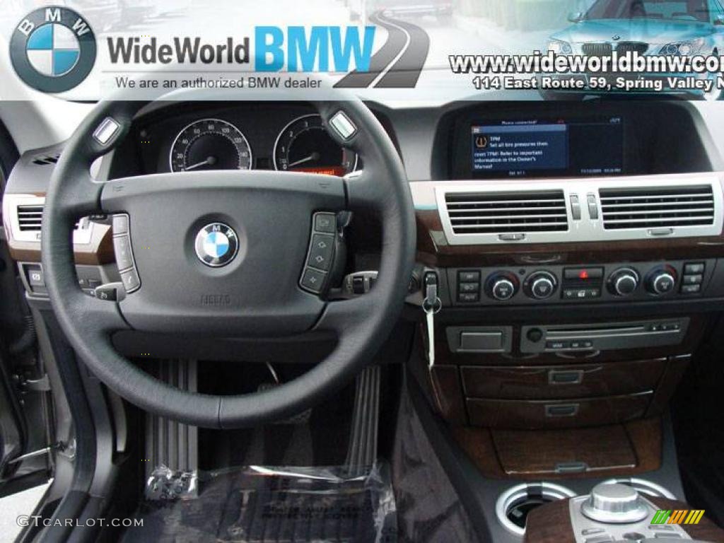 2007 7 Series 750Li Sedan - Titanium Grey Metallic / Black photo #10