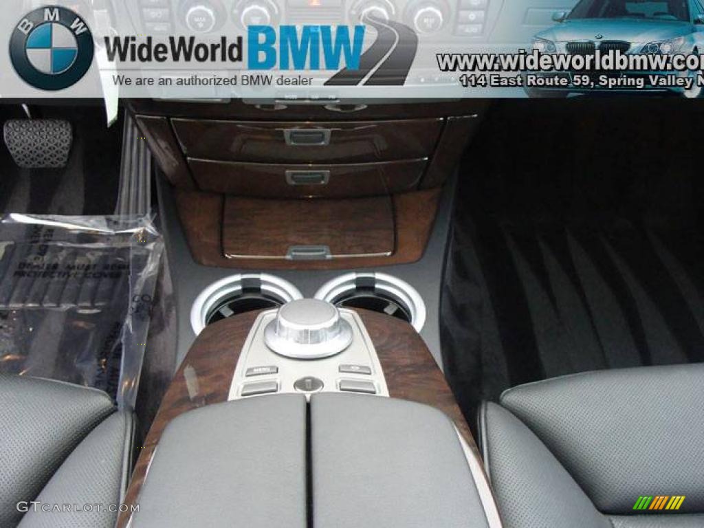2007 7 Series 750Li Sedan - Titanium Grey Metallic / Black photo #13