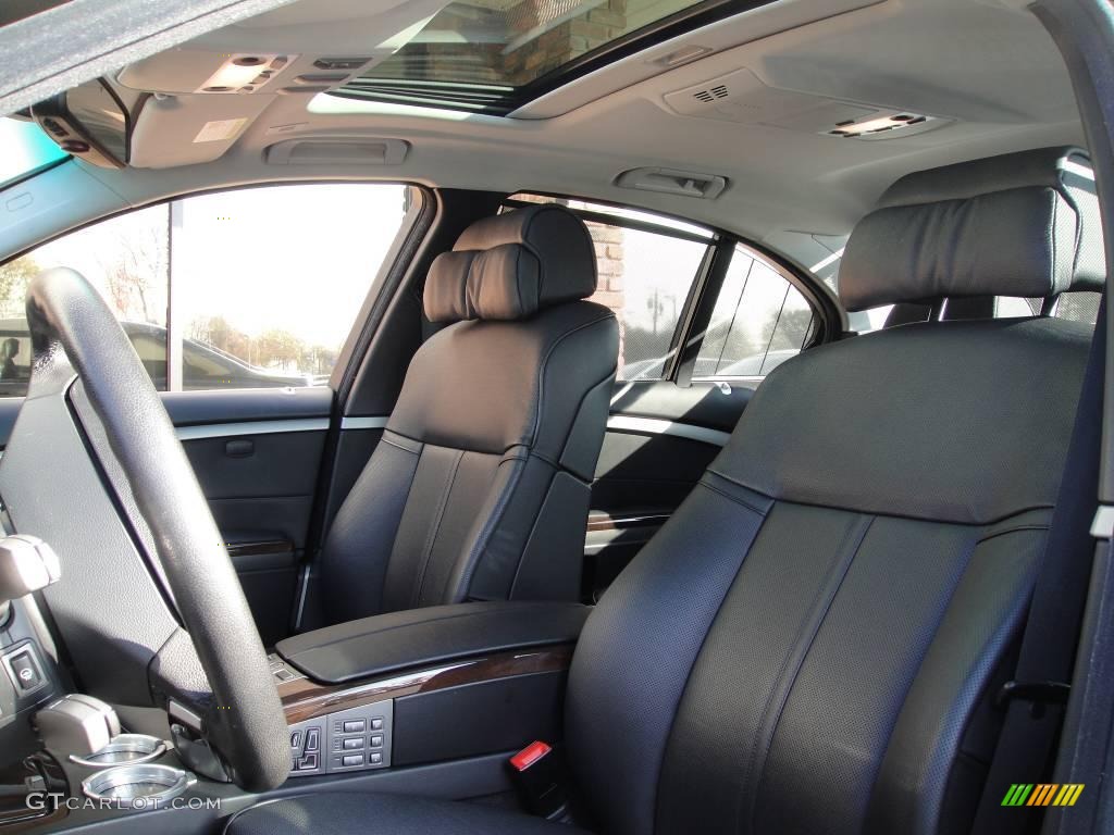 2007 7 Series 750i Sedan - Jet Black / Black photo #9