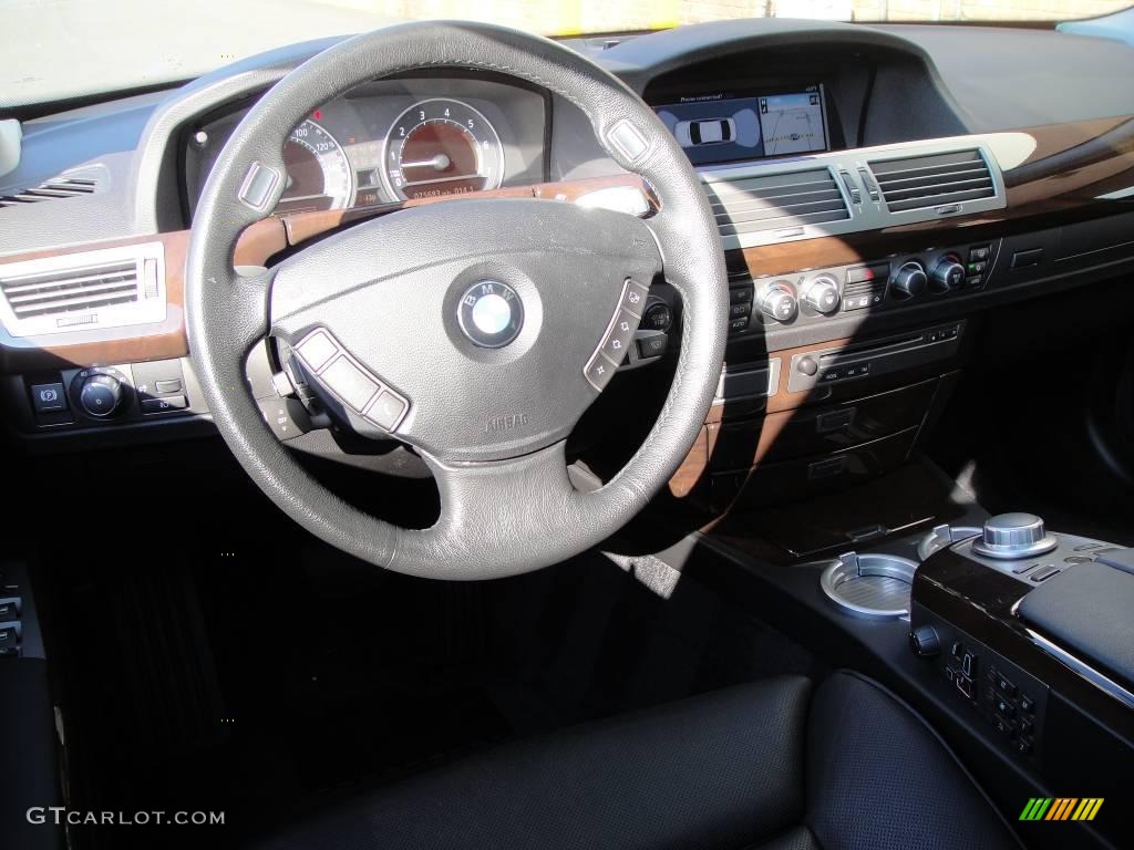 2007 7 Series 750i Sedan - Jet Black / Black photo #11