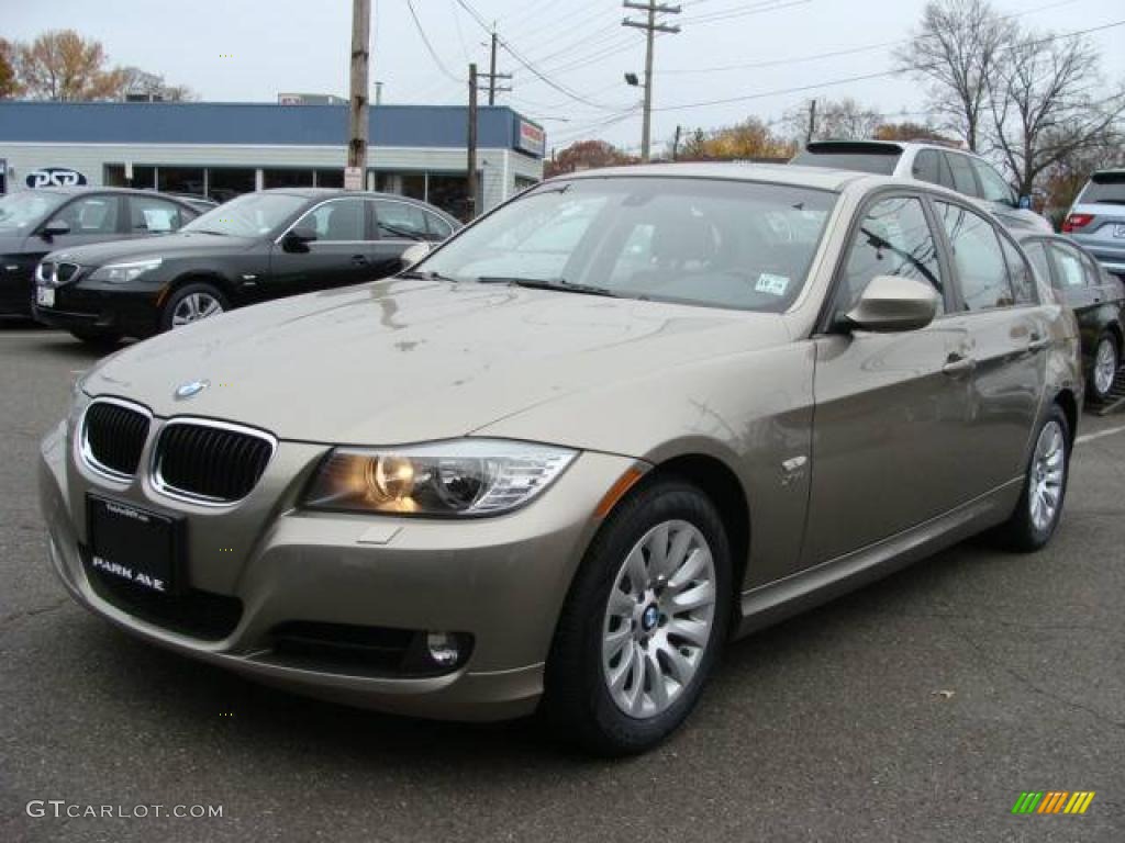 2009 3 Series 328xi Sedan - Platinum Bronze Metallic / Chestnut Brown Dakota Leather photo #4