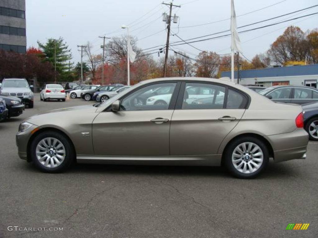 2009 3 Series 328xi Sedan - Platinum Bronze Metallic / Chestnut Brown Dakota Leather photo #5