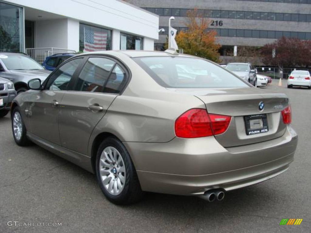 2009 3 Series 328xi Sedan - Platinum Bronze Metallic / Chestnut Brown Dakota Leather photo #6