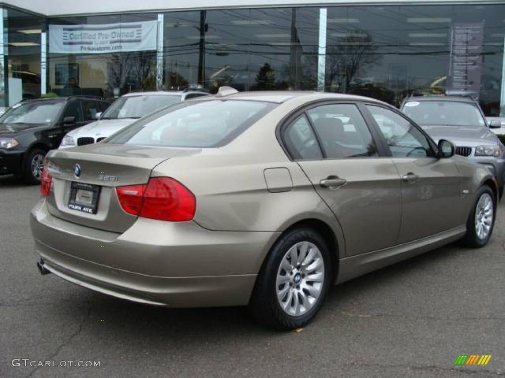 2009 3 Series 328xi Sedan - Platinum Bronze Metallic / Chestnut Brown Dakota Leather photo #8