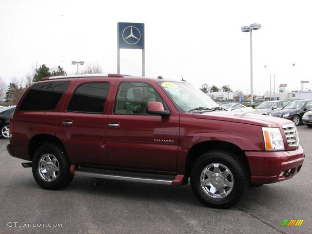 2005 Escalade AWD - Red E / Shale photo #3