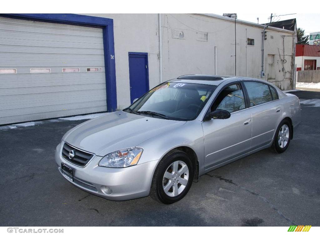 2003 Altima 2.5 S - Sheer Silver Metallic / Charcoal photo #1