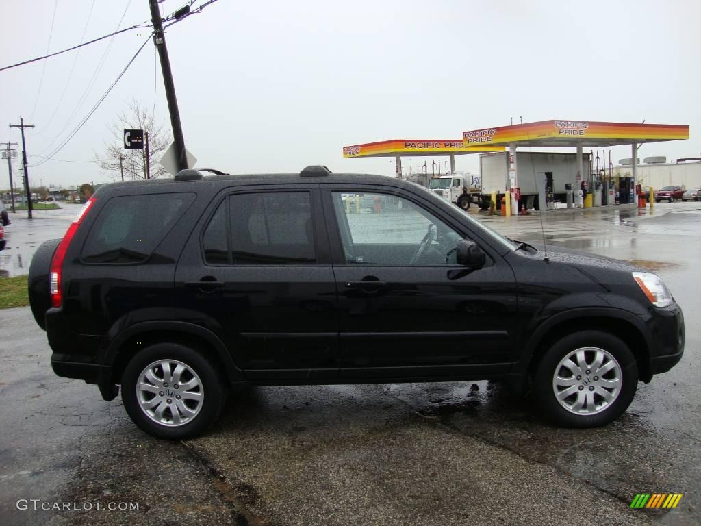 2006 CR-V SE 4WD - Nighthawk Black Pearl / Black photo #6