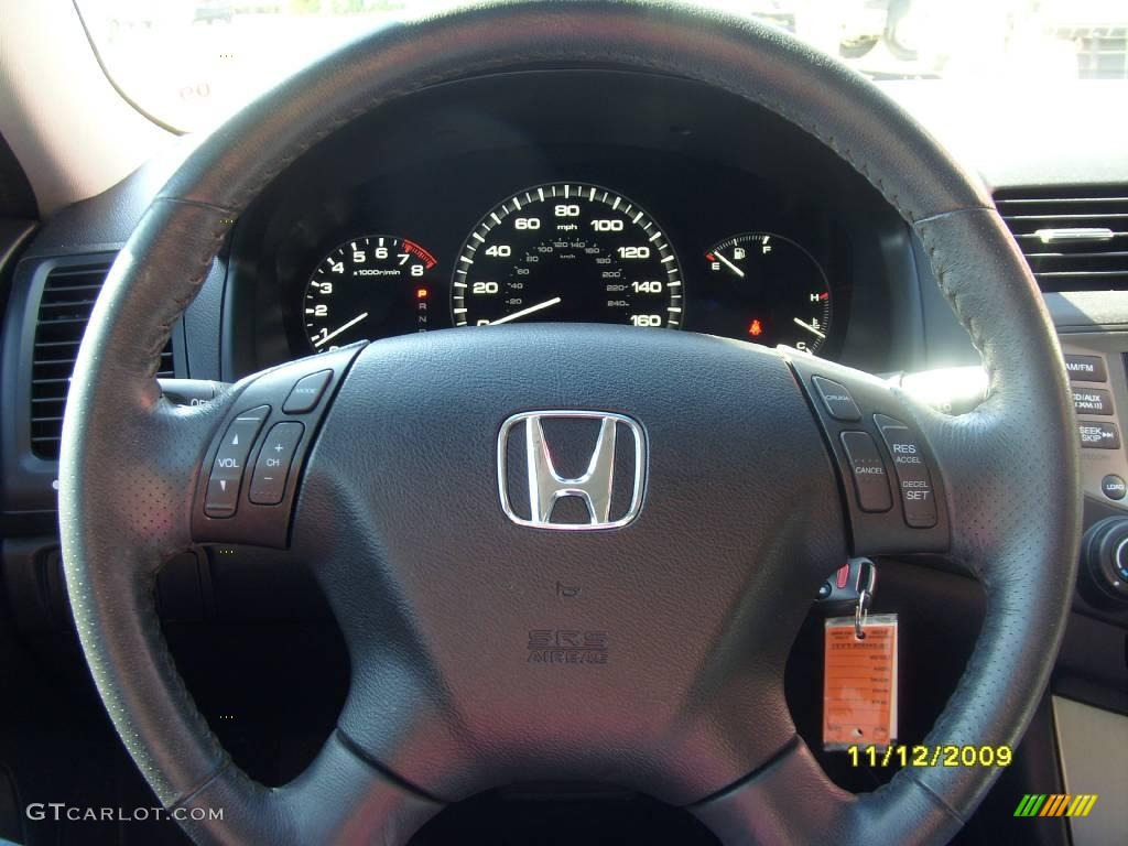 2007 Accord EX-L V6 Sedan - Nighthawk Black Pearl / Black photo #8