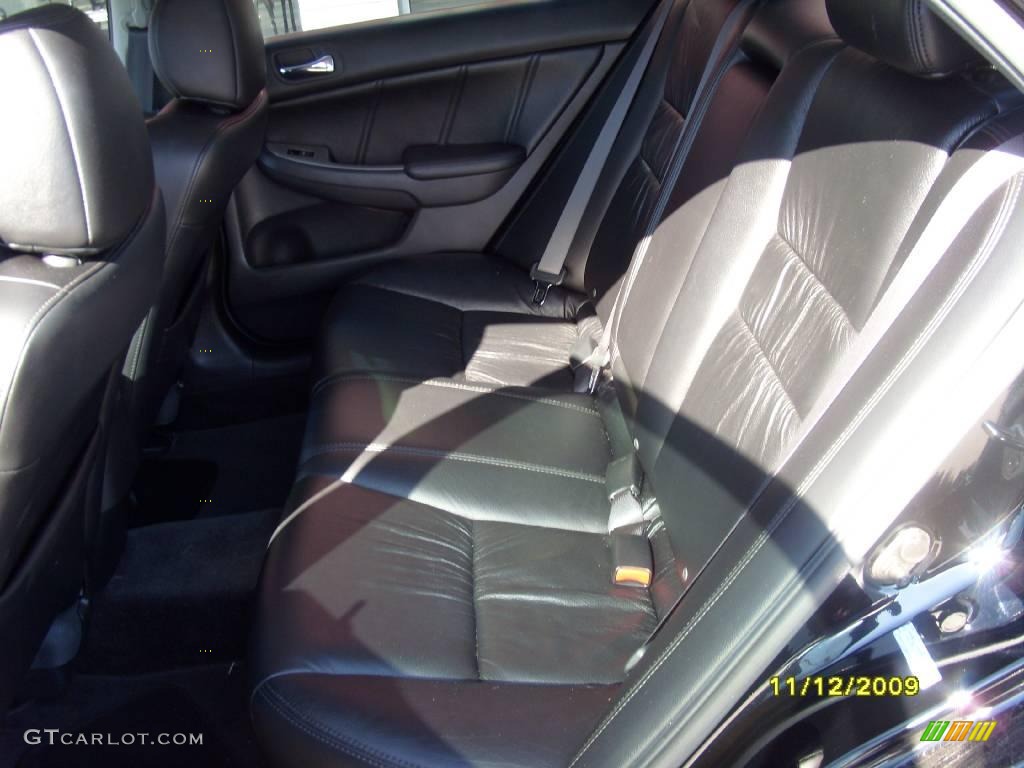 2007 Accord EX-L V6 Sedan - Nighthawk Black Pearl / Black photo #12