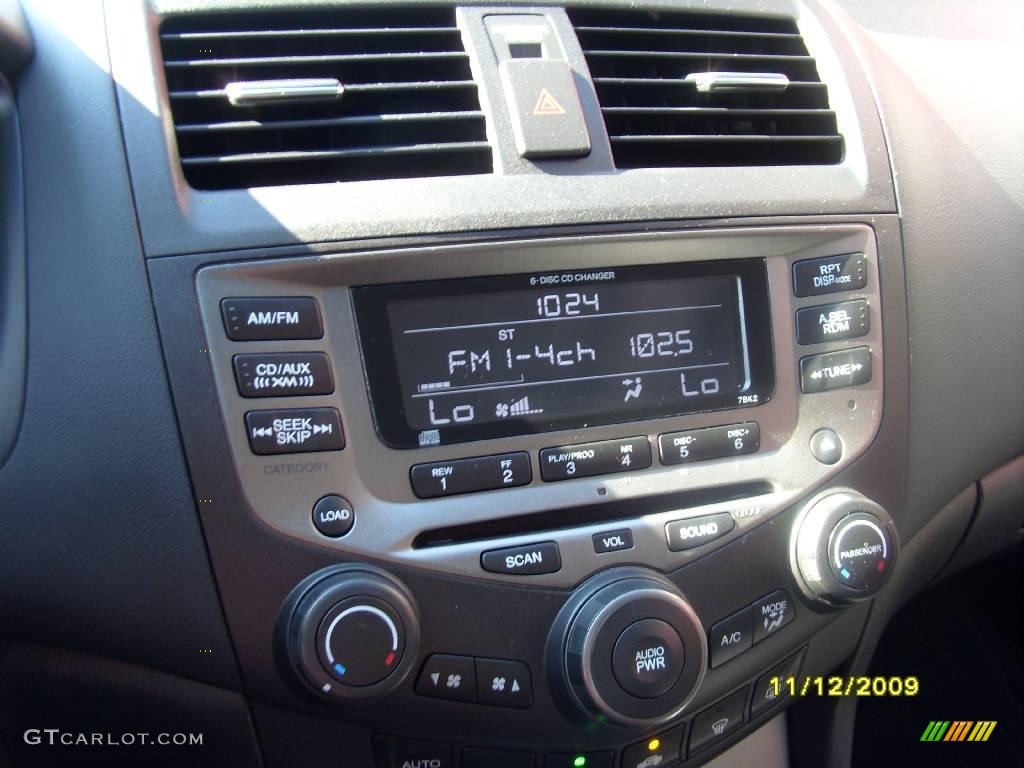 2007 Accord EX-L V6 Sedan - Nighthawk Black Pearl / Black photo #14