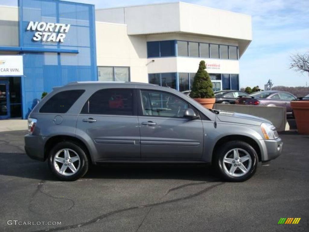 2005 Equinox LT AWD - Galaxy Silver Metallic / Light Gray photo #2