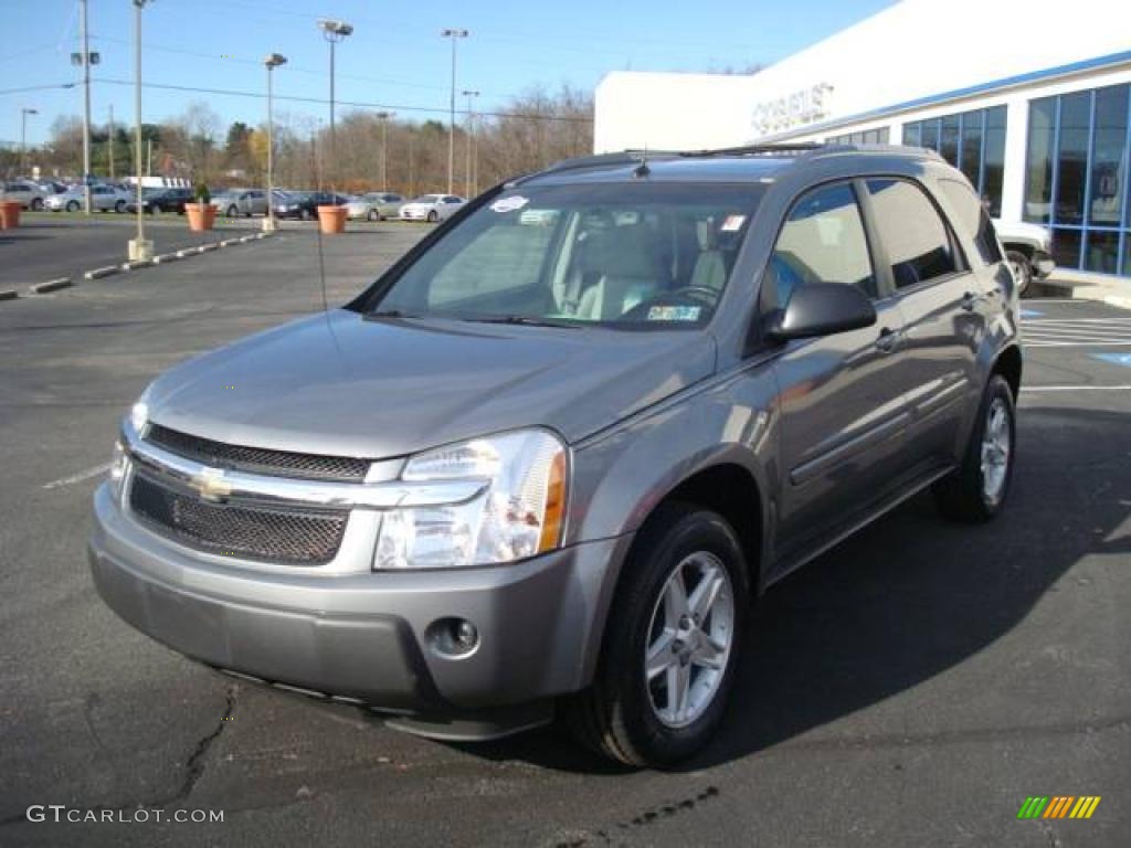2005 Equinox LT AWD - Galaxy Silver Metallic / Light Gray photo #7