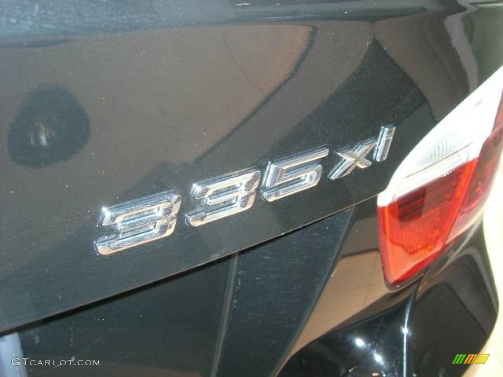 2008 3 Series 335xi Sedan - Jet Black / Black photo #8