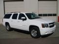 2009 Summit White Chevrolet Suburban LT 4x4  photo #1