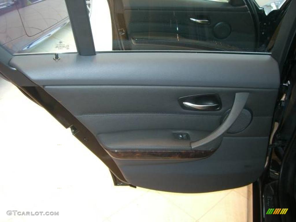 2008 3 Series 335xi Sedan - Jet Black / Black photo #33