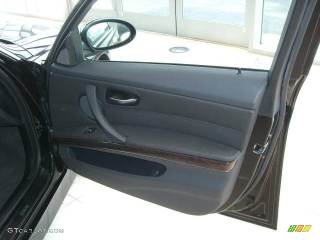 2008 3 Series 335xi Sedan - Jet Black / Black photo #35
