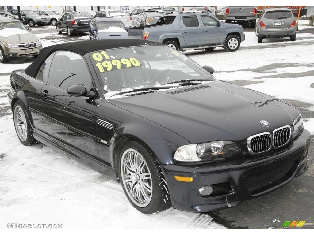 2001 M3 Convertible - Orient Blue Metallic / Black photo #3