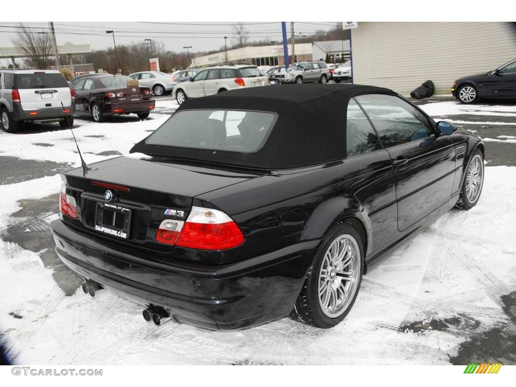 2001 M3 Convertible - Orient Blue Metallic / Black photo #5