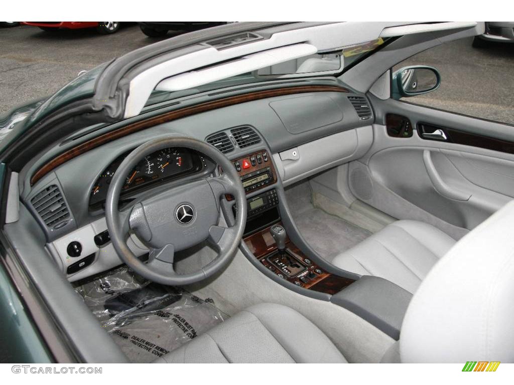 1999 CLK 320 Convertible - Mineral Green Metallic / Ash photo #10