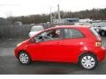 2007 Absolutely Red Toyota Yaris 3 Door Liftback  photo #7