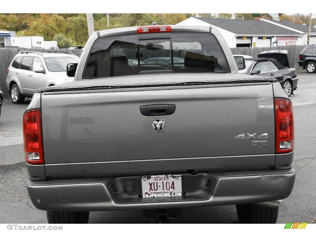 2005 Ram 1500 Laramie Quad Cab 4x4 - Mineral Gray Metallic / Dark Slate Gray photo #6