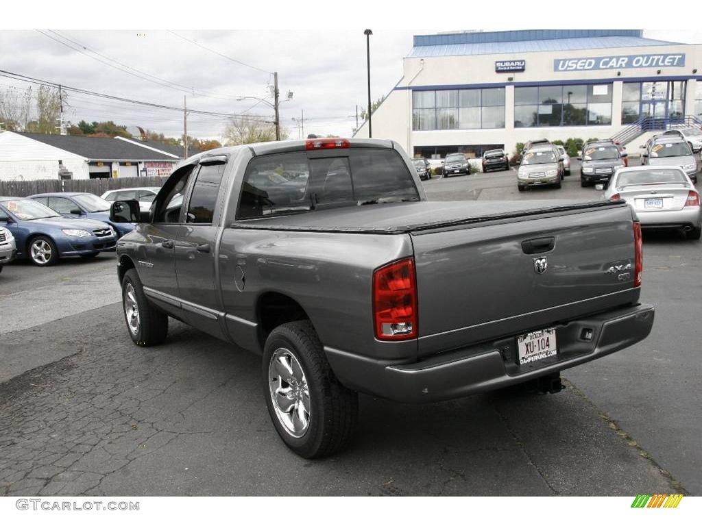 2005 Ram 1500 Laramie Quad Cab 4x4 - Mineral Gray Metallic / Dark Slate Gray photo #8