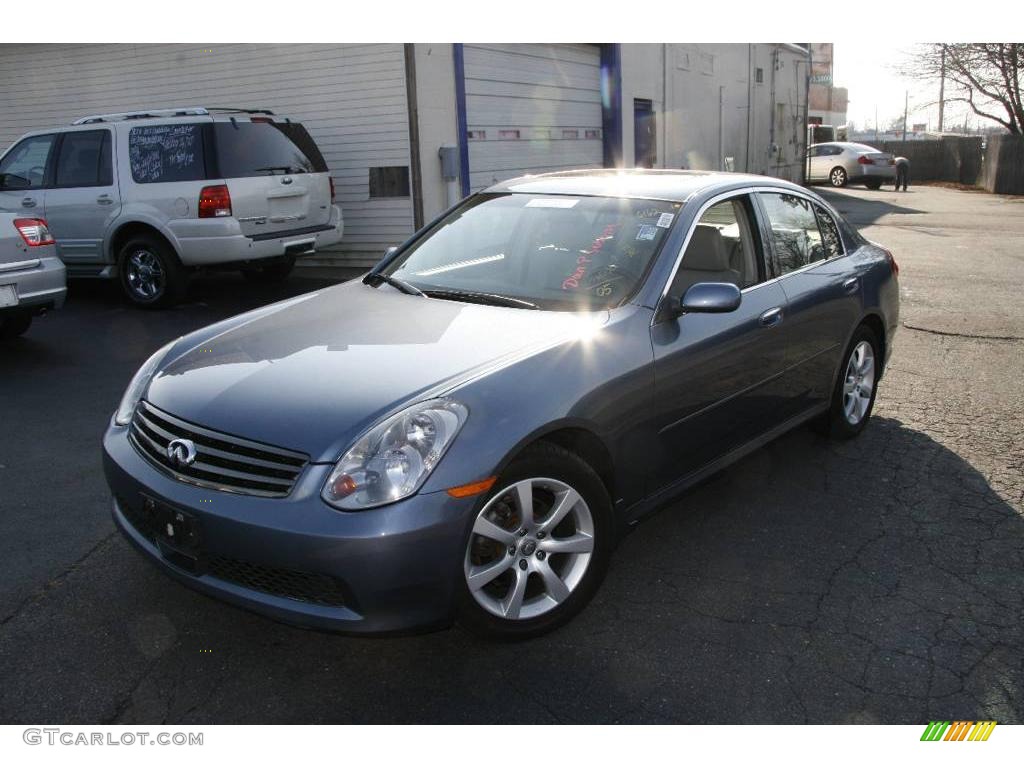 2005 G 35 x Sedan - Lakeshore Slate Blue / Stone photo #1