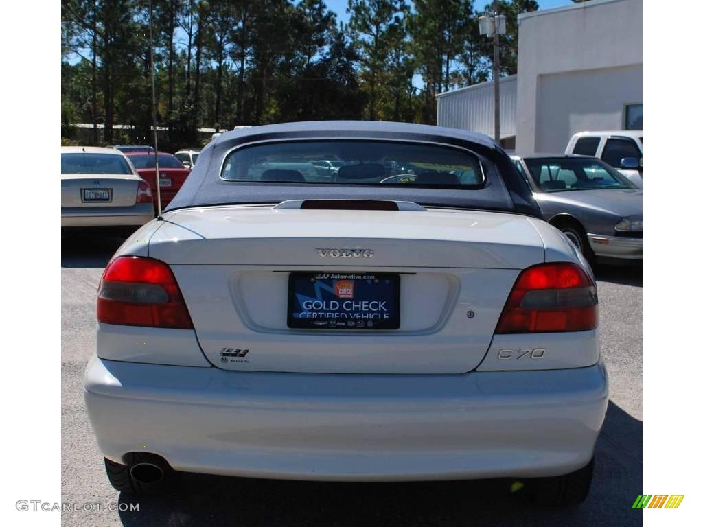 2002 C70 HT Convertible - White / Beige photo #4