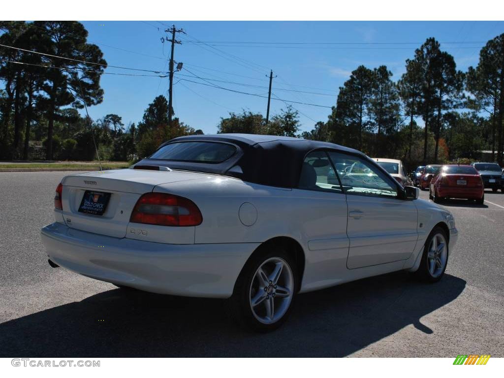 2002 C70 HT Convertible - White / Beige photo #5