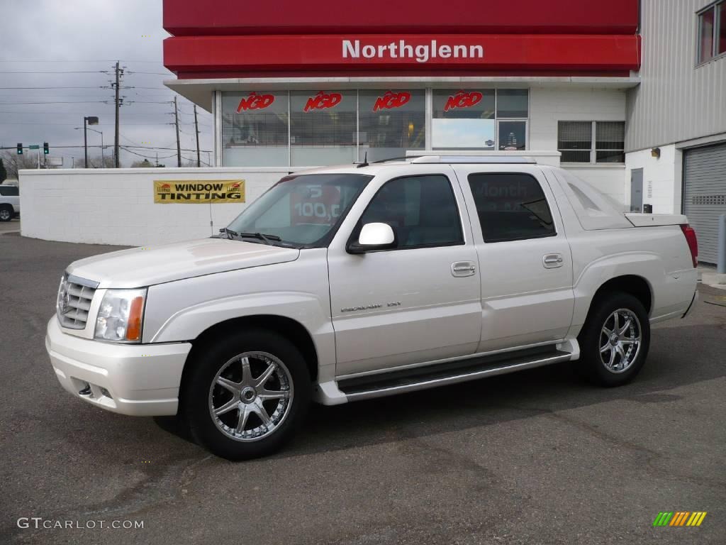 2003 Escalade EXT AWD - White Diamond / Shale photo #1
