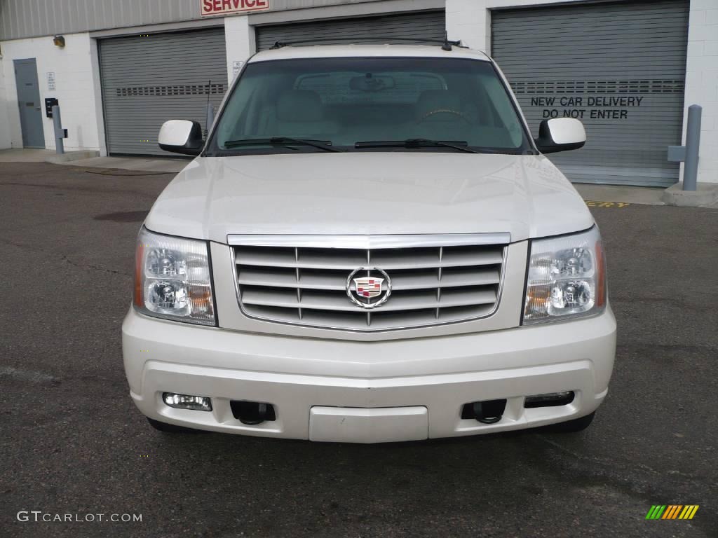 2003 Escalade EXT AWD - White Diamond / Shale photo #2