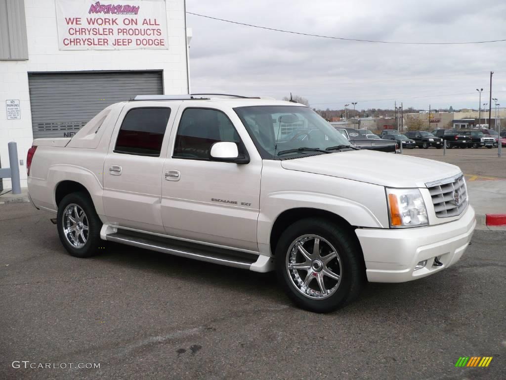 2003 Escalade EXT AWD - White Diamond / Shale photo #3