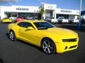 2010 Rally Yellow Chevrolet Camaro LT/RS Coupe  photo #1