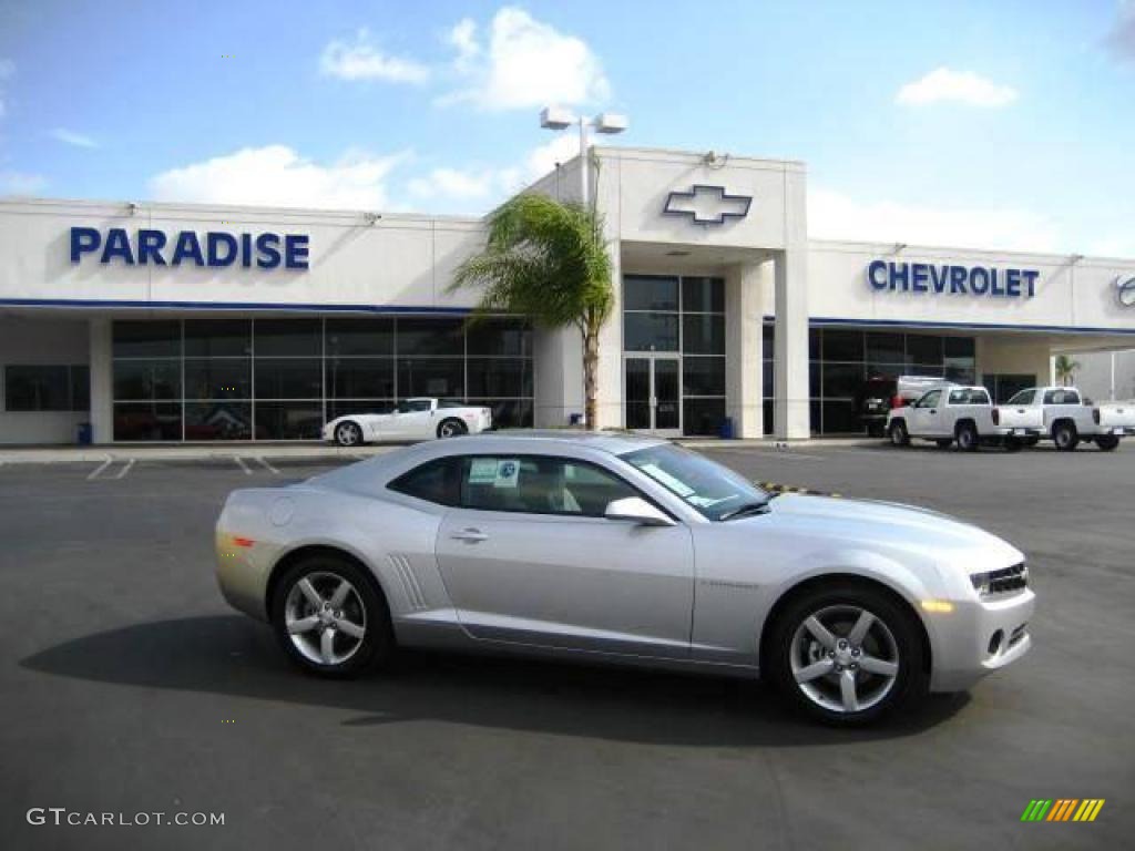 2010 Camaro LT Coupe - Silver Ice Metallic / Gray photo #1